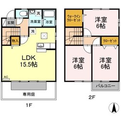 コーヨーハイツII　Ａ棟の物件間取画像